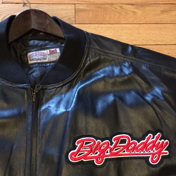 BIG DADDY SPECIAL EDITION 5XL LEATHER JACKET - Picture 5 of 8